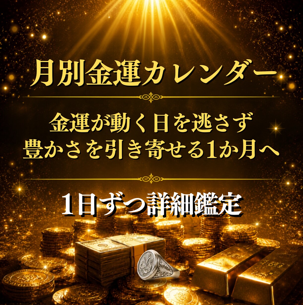 宝くじ当選者が月別金運を詳細鑑定します 金運が動く日を逃さず豊かさを引き寄せる1ヶ月へ イメージ2