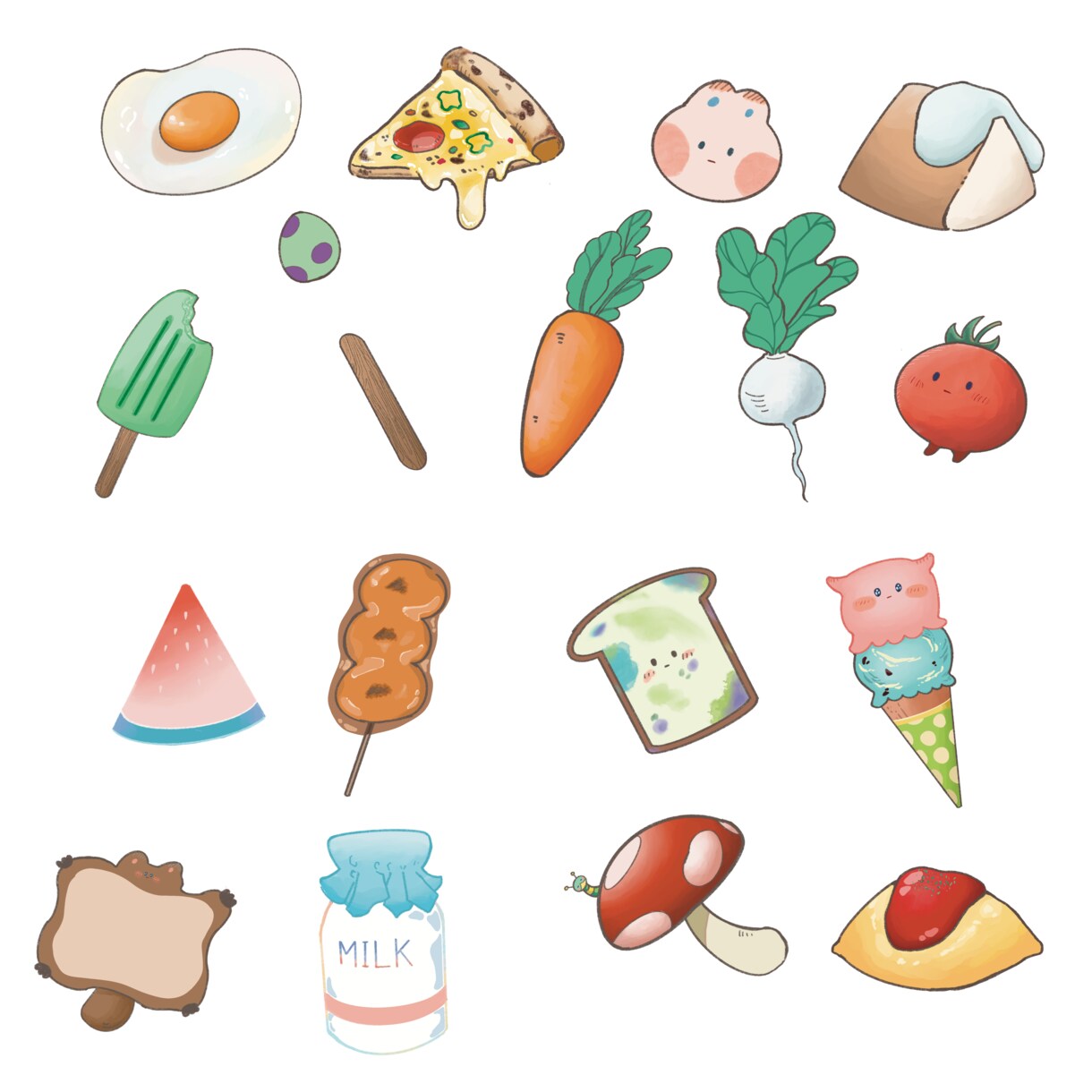 美味しくて可愛い！foods イラスト制作します イラストだけでなくメニューの挿絵からグッズまで対応できます。 イメージ6
