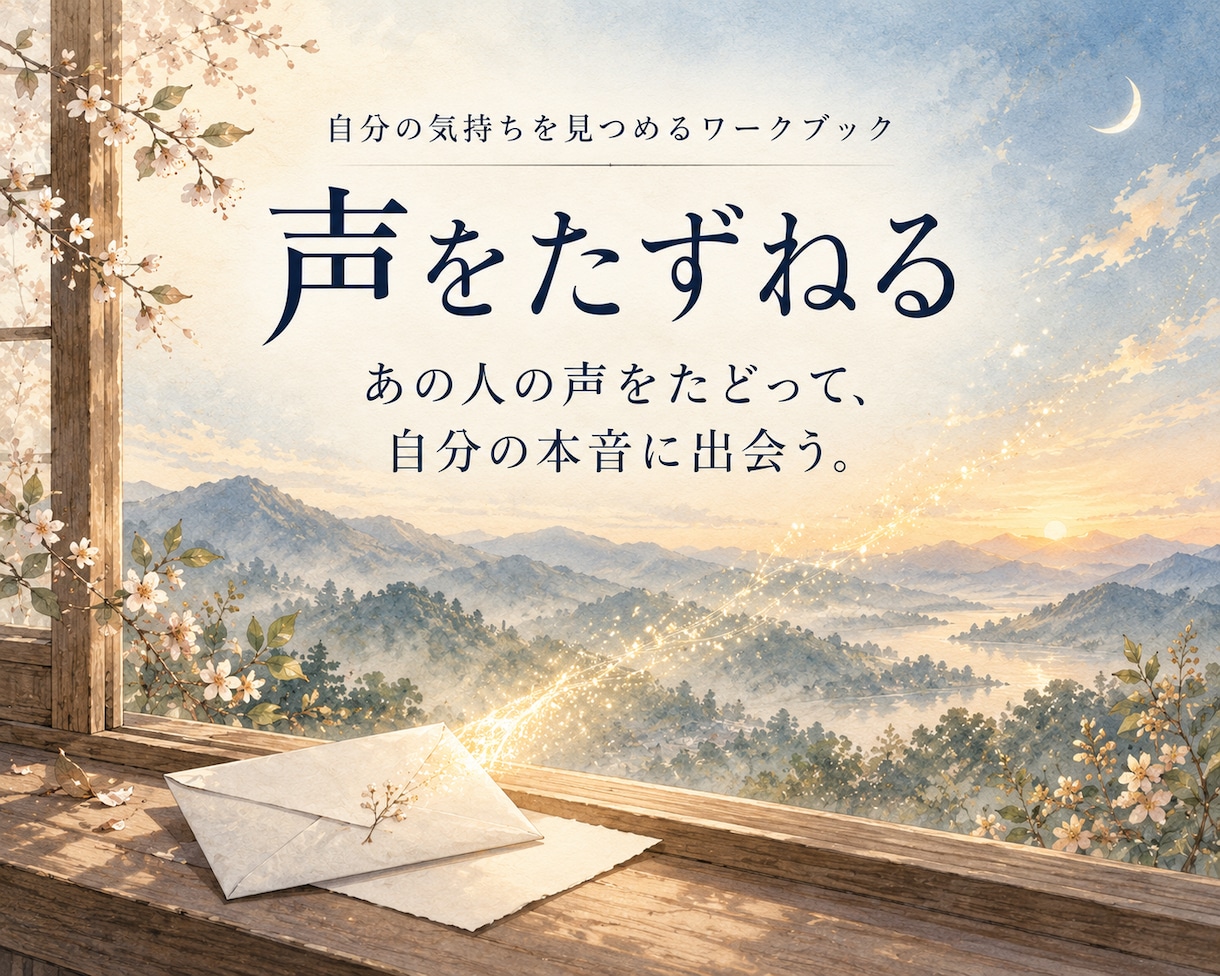 自己理解ブック｜あの人の声と本音に気づく教材ます あの人の声をたどり自分への手紙が書ける癒しのワークブック イメージ2