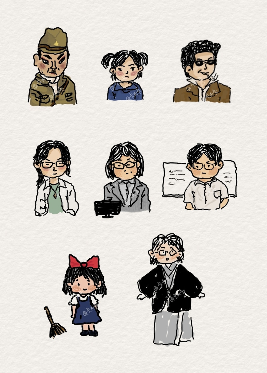 写真から手描き風似顔絵アイコン、イラストを描きます SNSアイコンにぴったり！かわいい手描きイラスト イメージ1