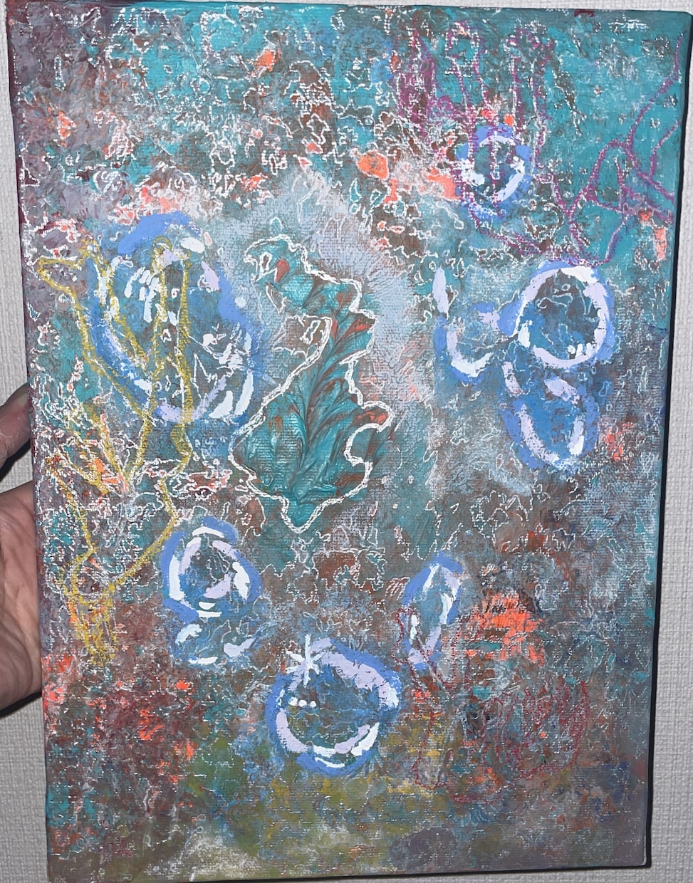 感情を表す絵を描きます 感情や音楽をもとにした抽象画を描きます イメージ2