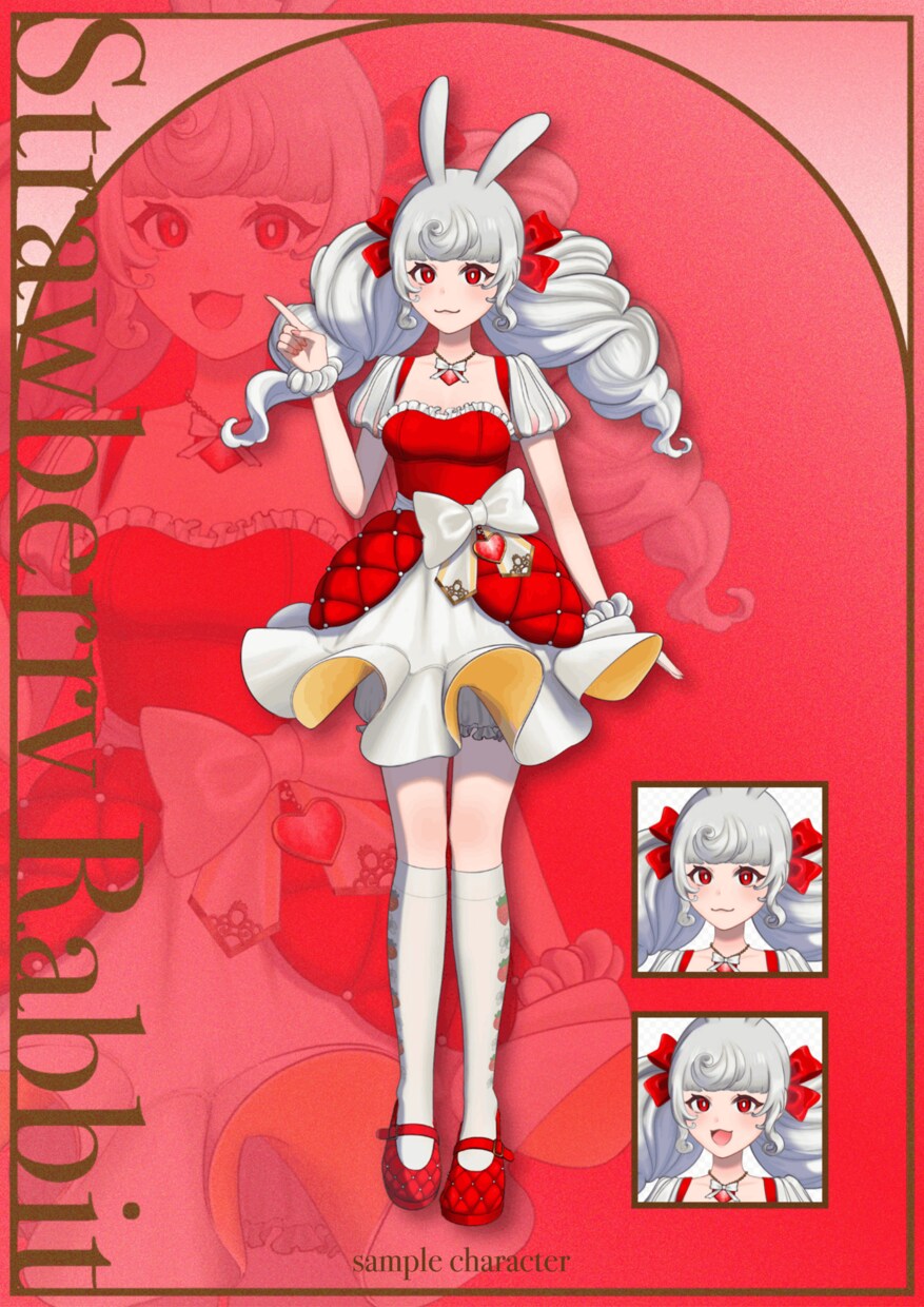 魅力的な立ち絵イラスト制作します カラフルなキャラデザインお任せください イメージ3