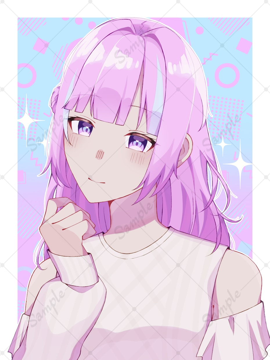 初めての方大歓迎！活動者様向けのイラスト制作します アイコン､MV､立ち絵､グッズイラスト等幅広く承ります！ イメージ3