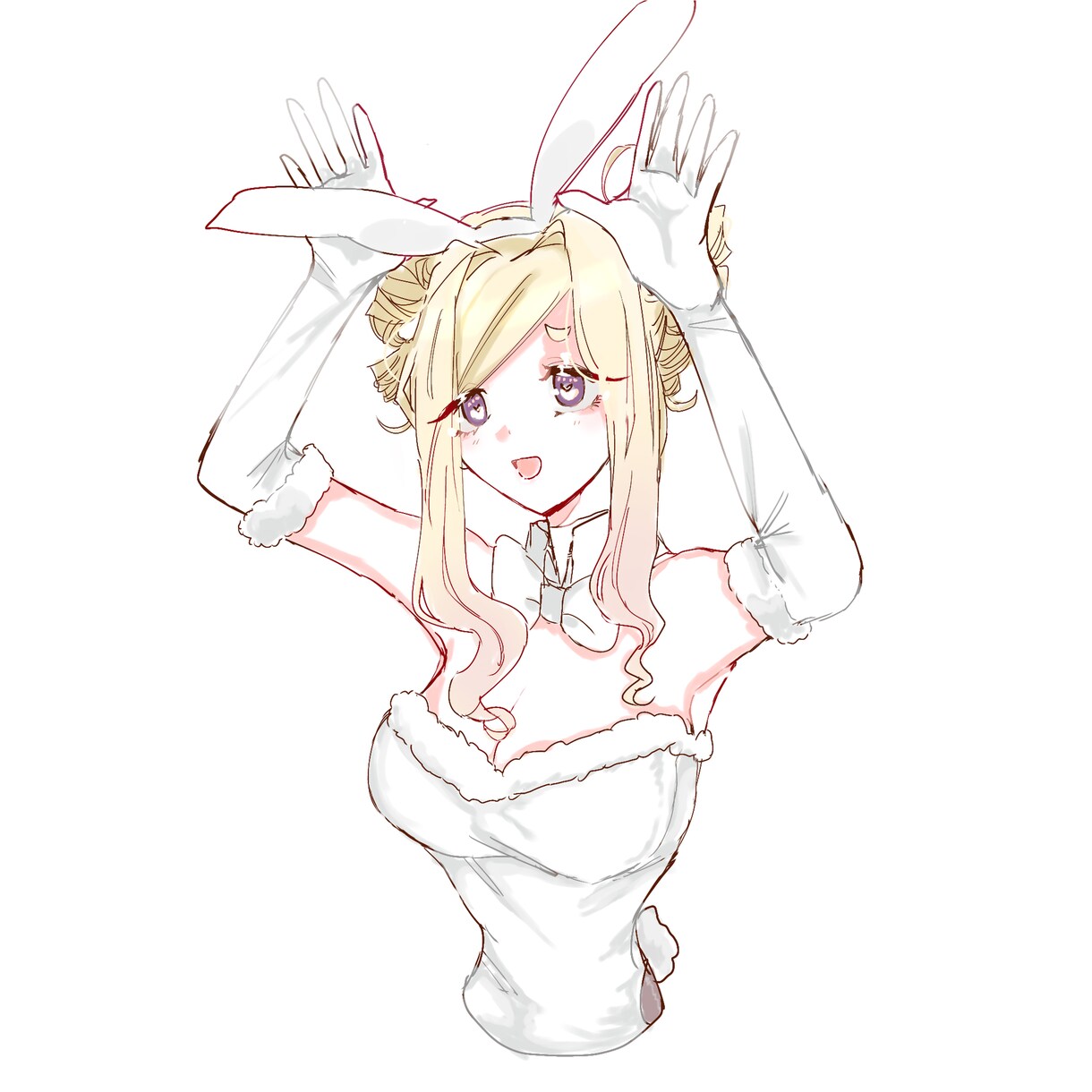 可愛い・美人良いとこ取りの絵柄で描きます 可愛らしさもあり、美人なキャラクターが描けます。 イメージ5