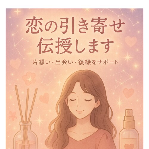 どうしても叶えたい恋、恋の引き寄せを伝授します あの人と幸せになるための考え方、こっそり伝授します イメージ1