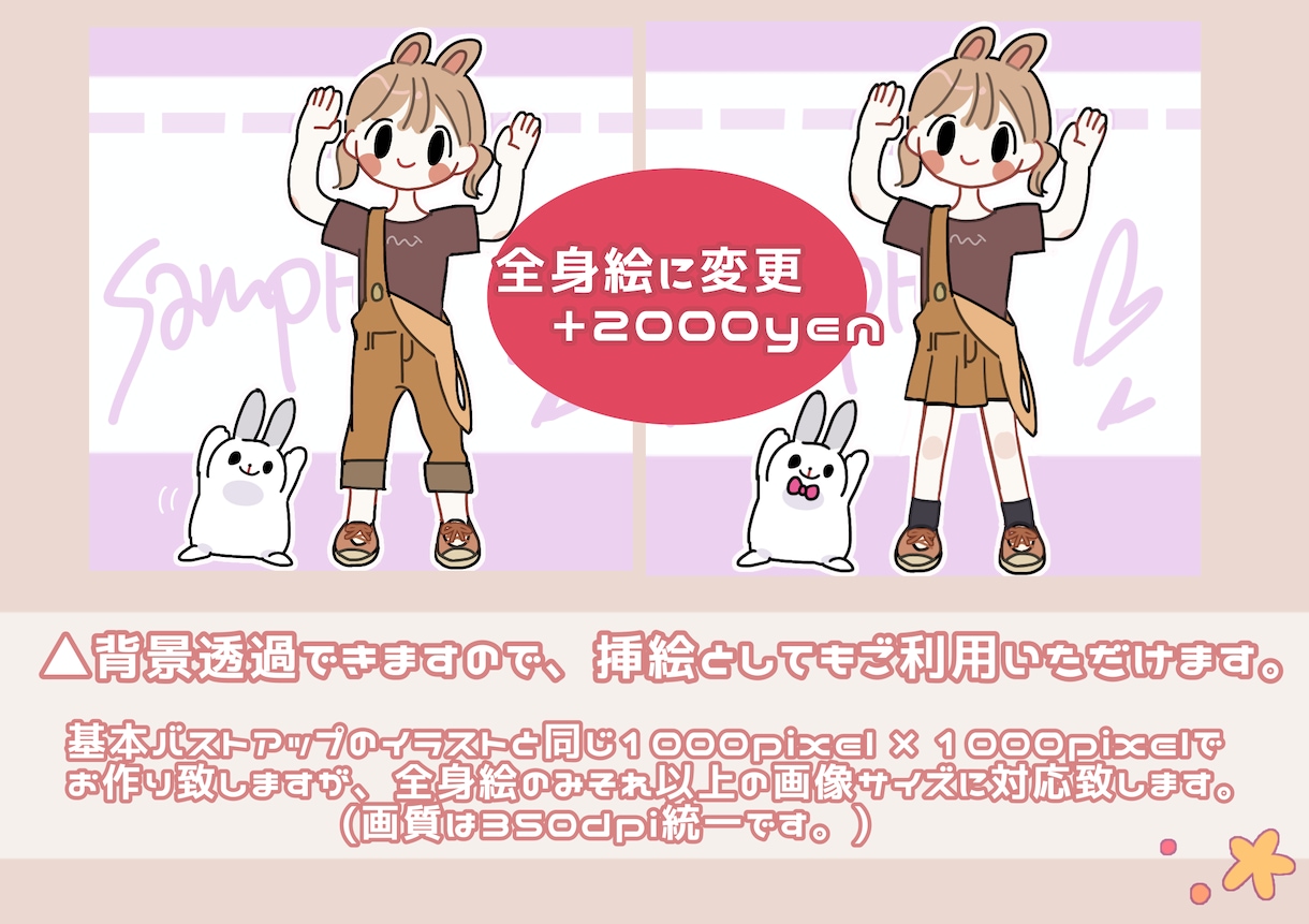 ゆるいSNS/ブログ用アイコンや挿絵を描きます シンプルで可愛いイラストを提供します！ イメージ5
