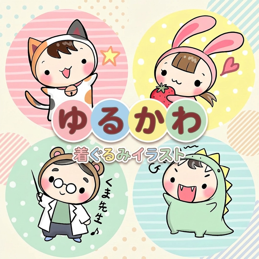 可愛い着ぐるみアイコンを描きます あなたのアイコンを、可愛い着ぐるみキャラにしませんか？ イメージ1