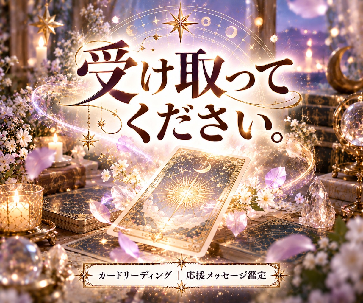 今のあなたに必要なメッセージを届けます 優しいカードたちから、あなたへ応援が届いています イメージ1