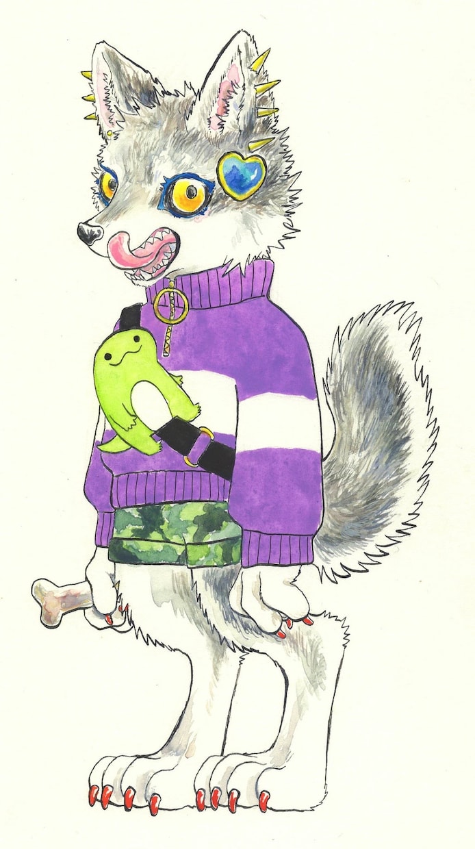 動物のイラスト描きます 可愛くちょっと毒っぽい、動物たちを届けます！ イメージ8