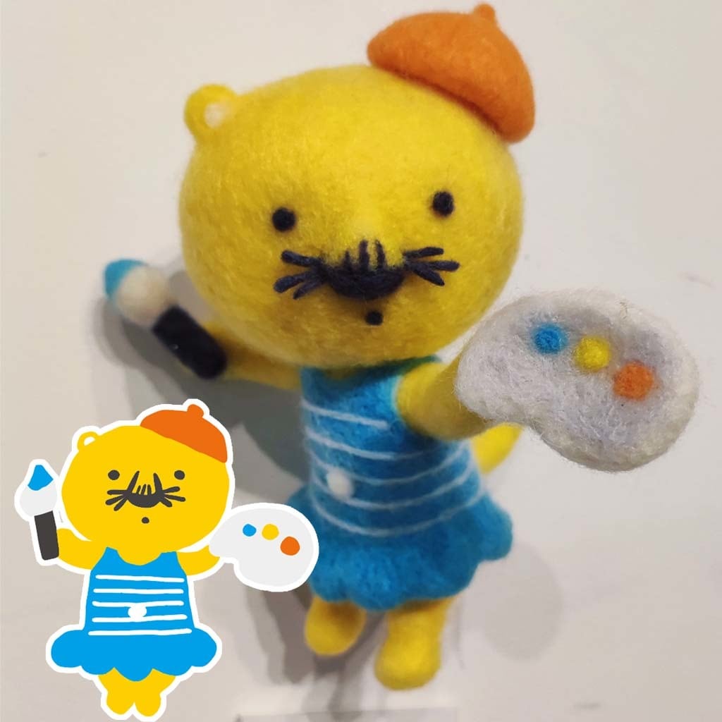 オリジナルの人形を羊毛フェルトで作ります 自由にポーズが変えられる人形です(基本15cmまで） イメージ4