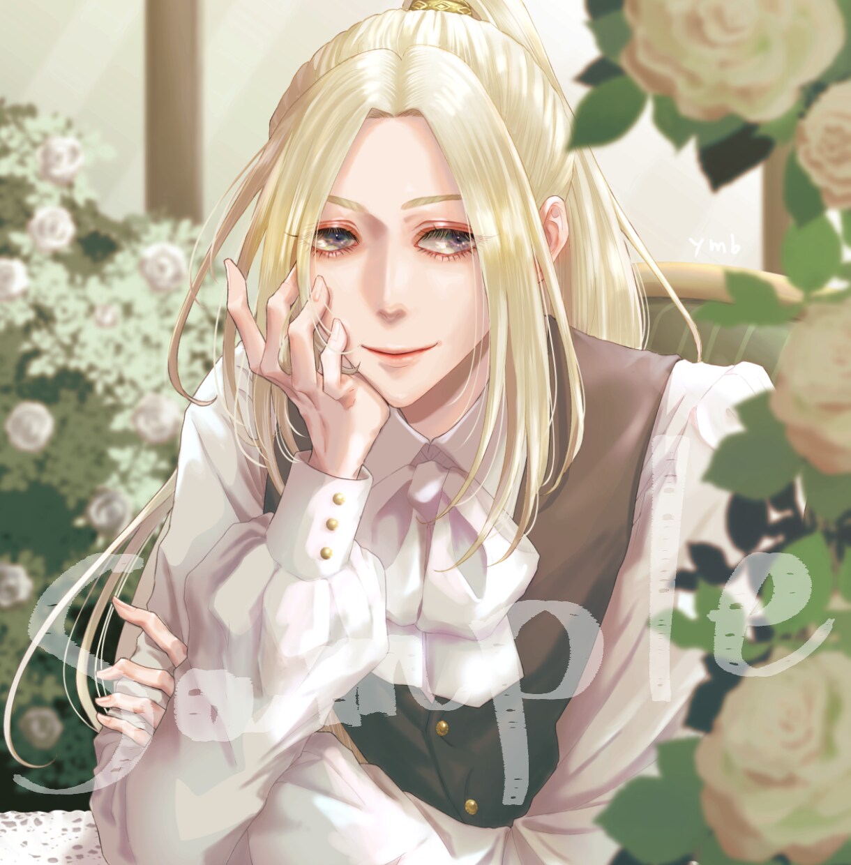 用途に合わせた人物イラスト承ります イケメン/美男子/美女/美形/耽美 イメージ5