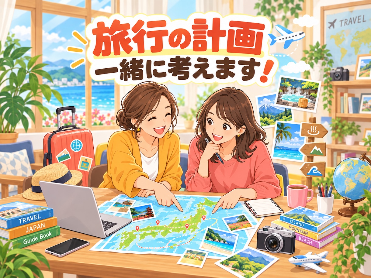 あなた専属の、旅の相談相手になります まるで隣にいるように、一緒に思い出になる旅プランを考えます イメージ1