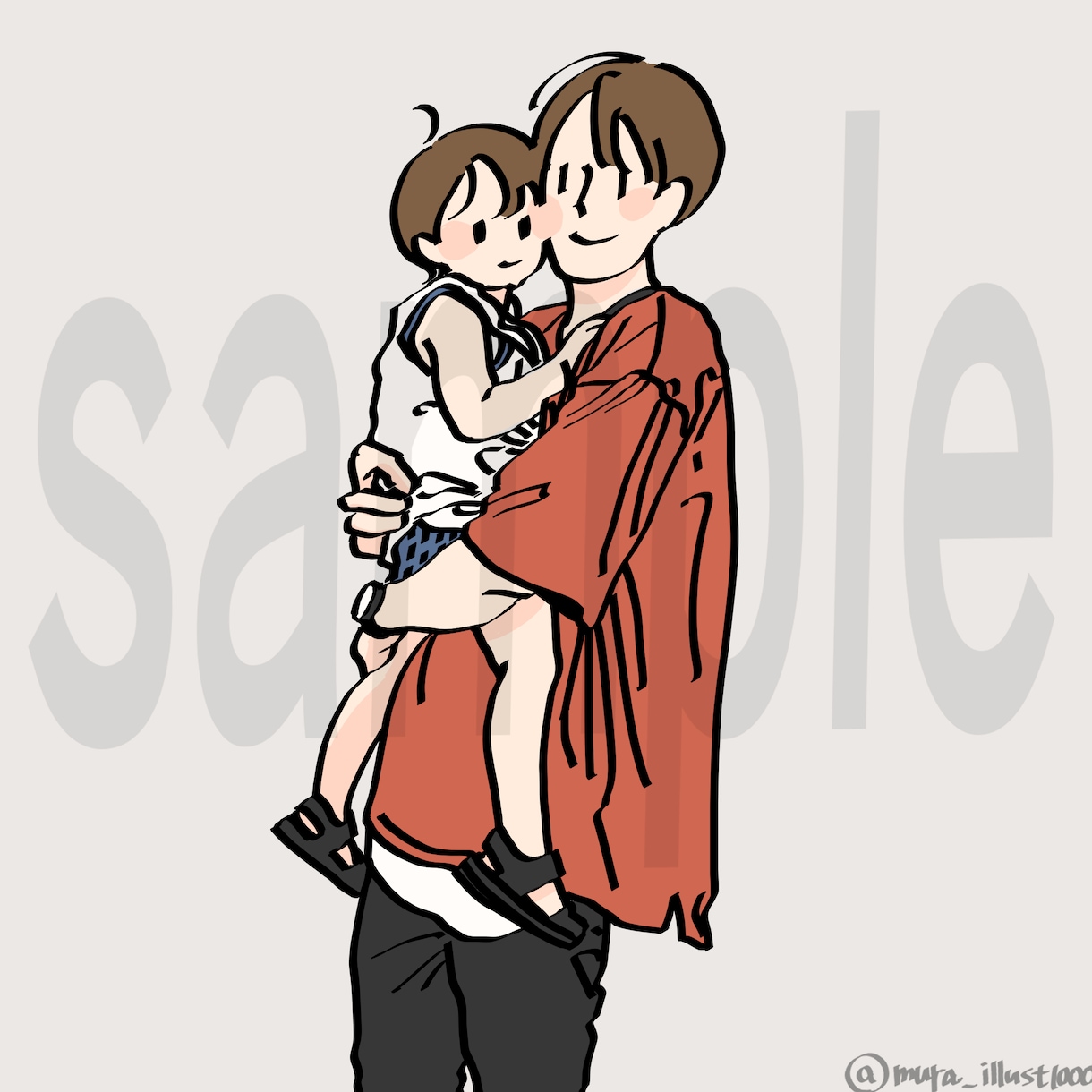 全身OK★フルカラー★★シンプルイラスト制作します WEBサイトやバナー、アイコン用に。ビジネスにも♪ イメージ2