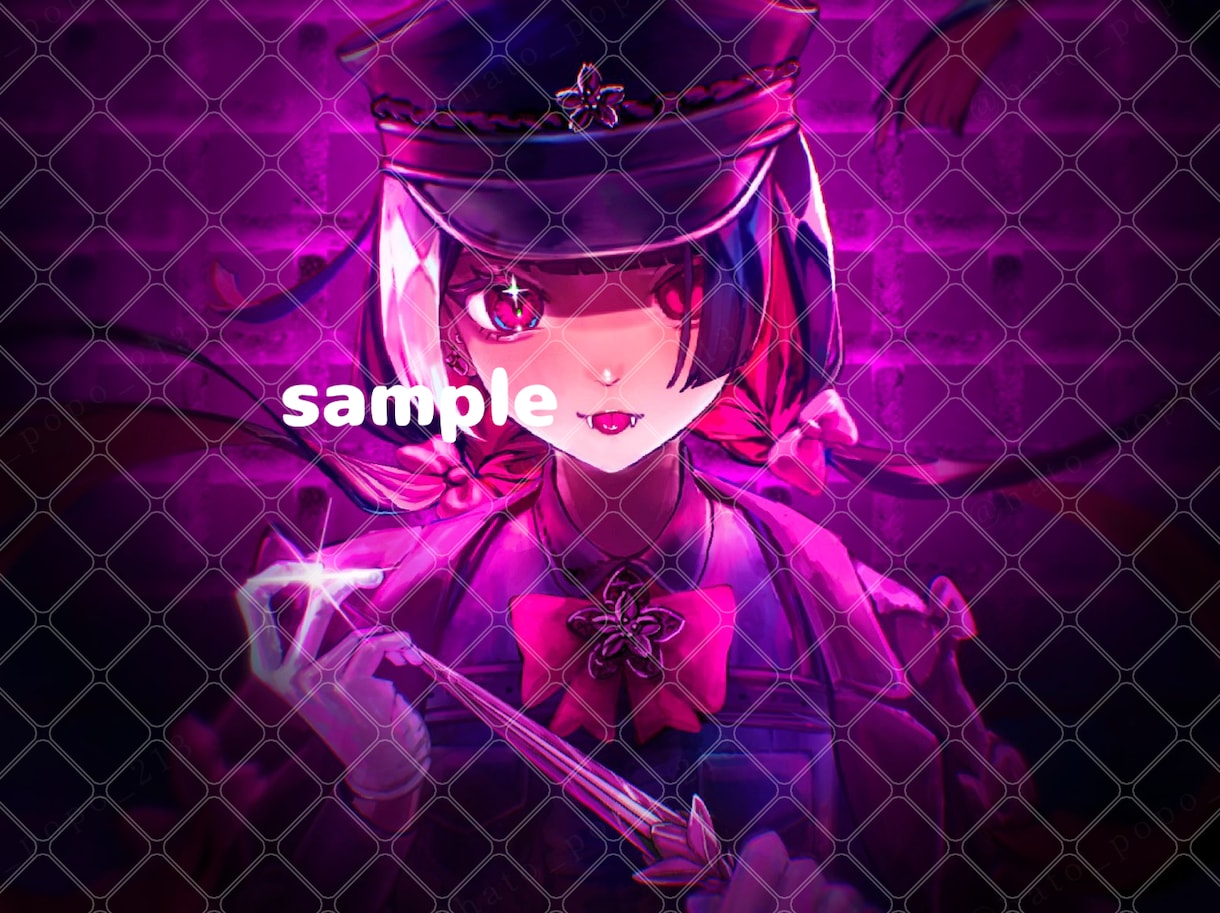 目を引く色鮮やかなイラストを描きます アイコンやサムネに！厚塗りできらきらかわいいイラストです イメージ7
