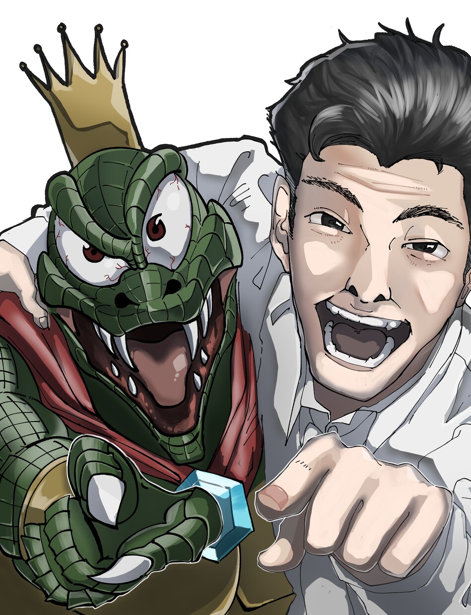 あなたと好きなキャラとのツーショット描きます 推しとあなた(アバターも可！)のツーショット！！ イメージ1