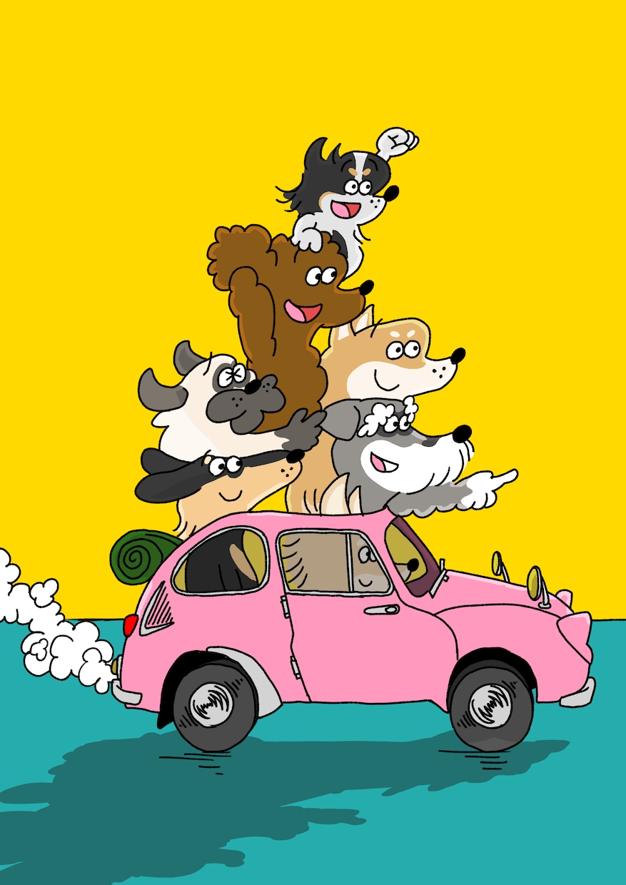 とぼけ顔が愛しい！デフォルメ犬イラストお描きします 見れば見るほどクセになる、あの子のとぼけ顔 イメージ1