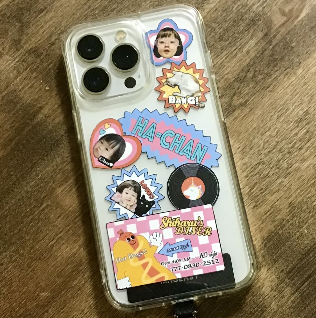 スマホケースやプレゼントにオリジナルシール作ります 世界にひとつ！コンビニ印刷セルフカットでたくさん使えます イメージ1