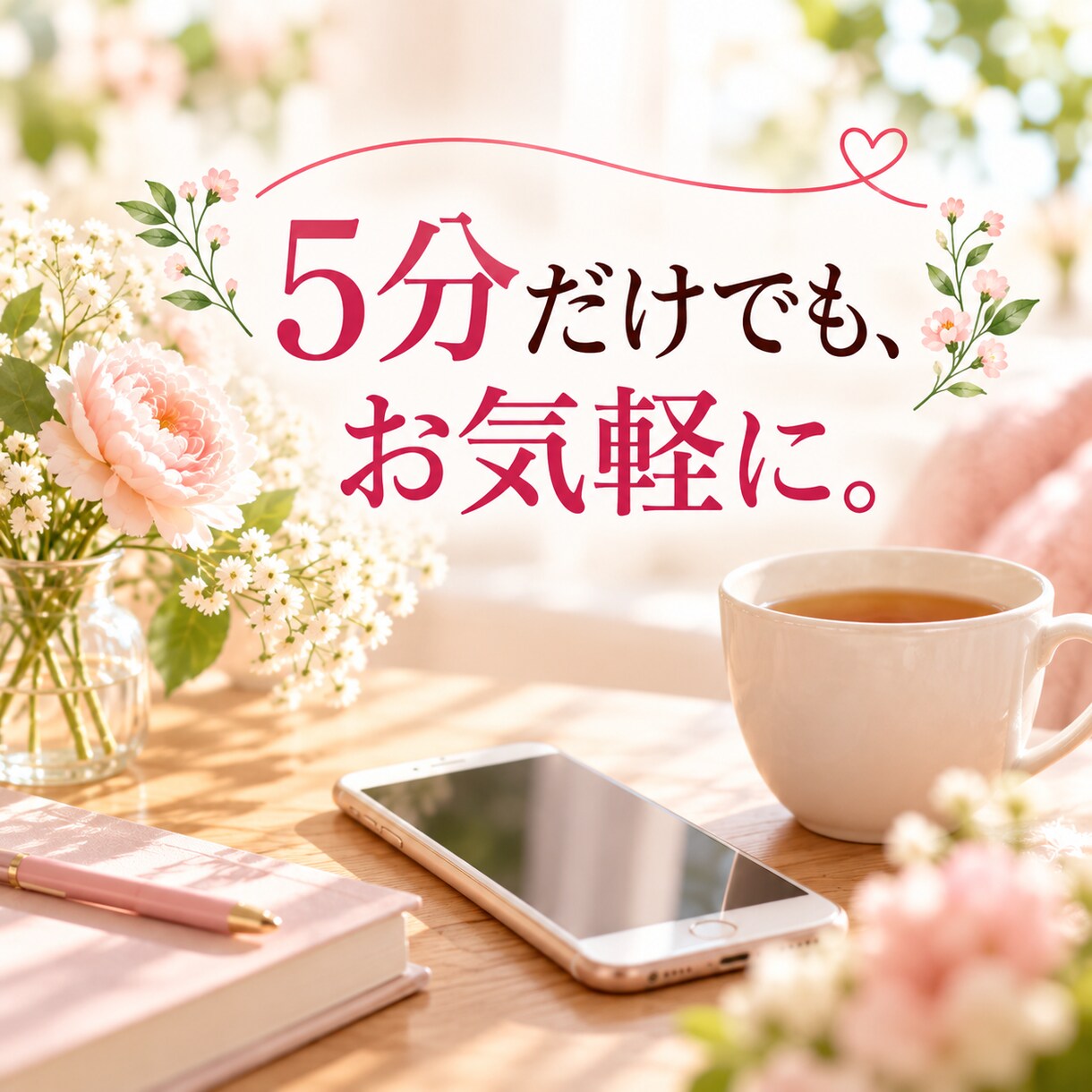 つらい気持ちやモヤモヤをやさしく丁寧にお聴きします 5分だけでも大丈夫。20年以上女性の心に寄り添ってきました。 イメージ9