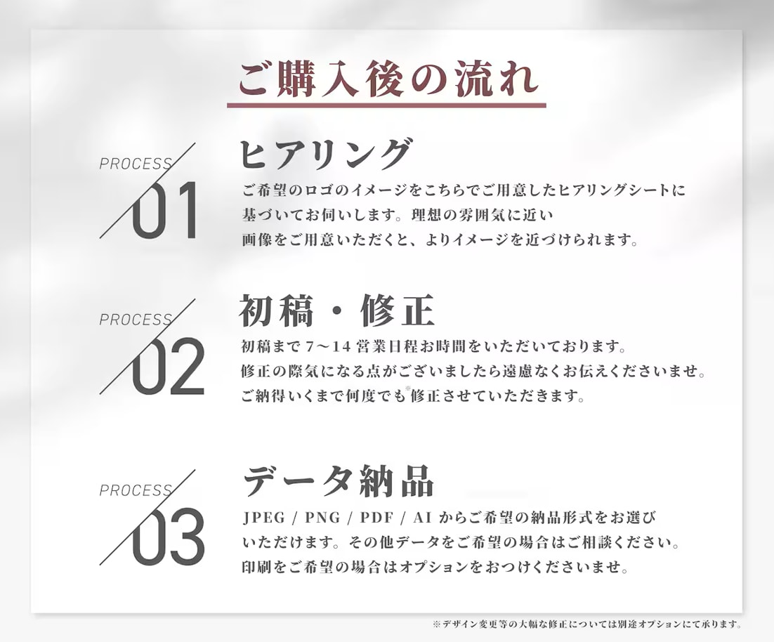修正無制限 ご納得のロゴデザインをご提供いたします AI時代に誰が見ても信頼感あるデザイン。初めての方でも安心 イメージ2