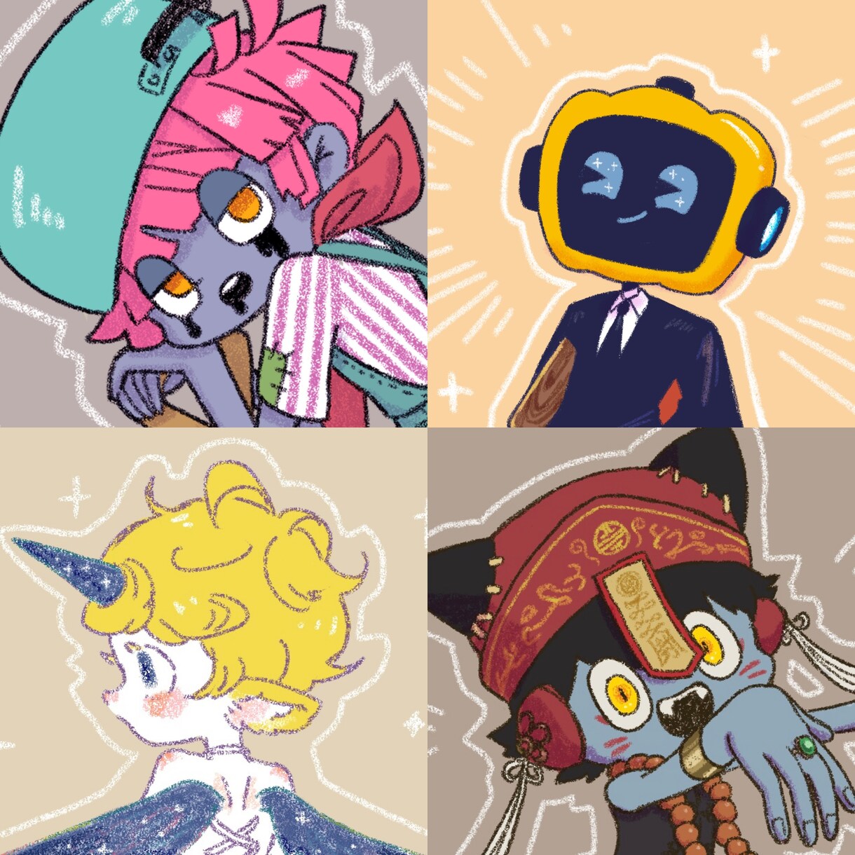 SNSなどのアイコン描きます ポップでかわいい、暖かみのあるイラストです イメージ2