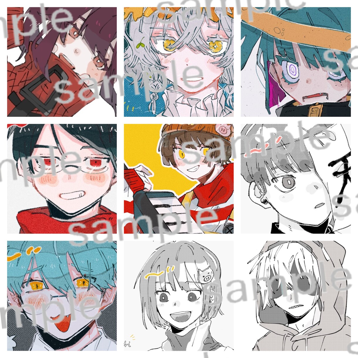 イラスト何でもお描きします サムネ、立ち絵、キャラデザなんでも描きます！ イメージ1