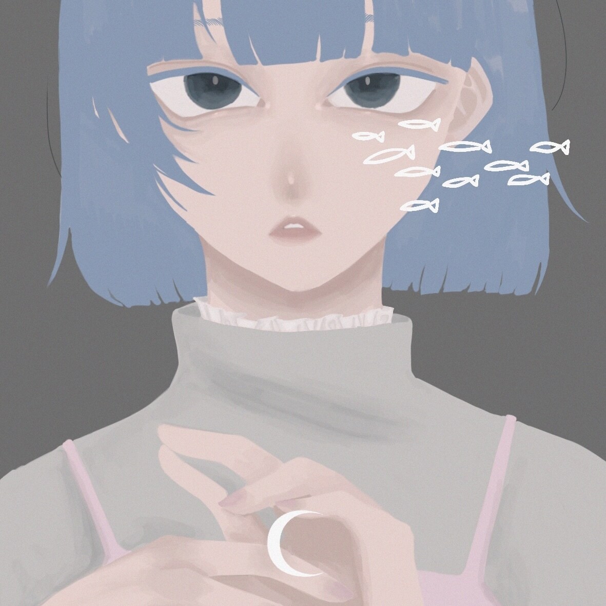 淡くて雰囲気のある一枚絵描きます 個性的なタッチの絵で目を惹く人物絵を求めている方へ イメージ4