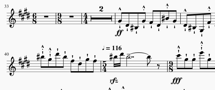 欲しかったあの曲の譜面、すぐにお作りします メロディーだけではなく伴奏や低音パートでも対応可！ イメージ4