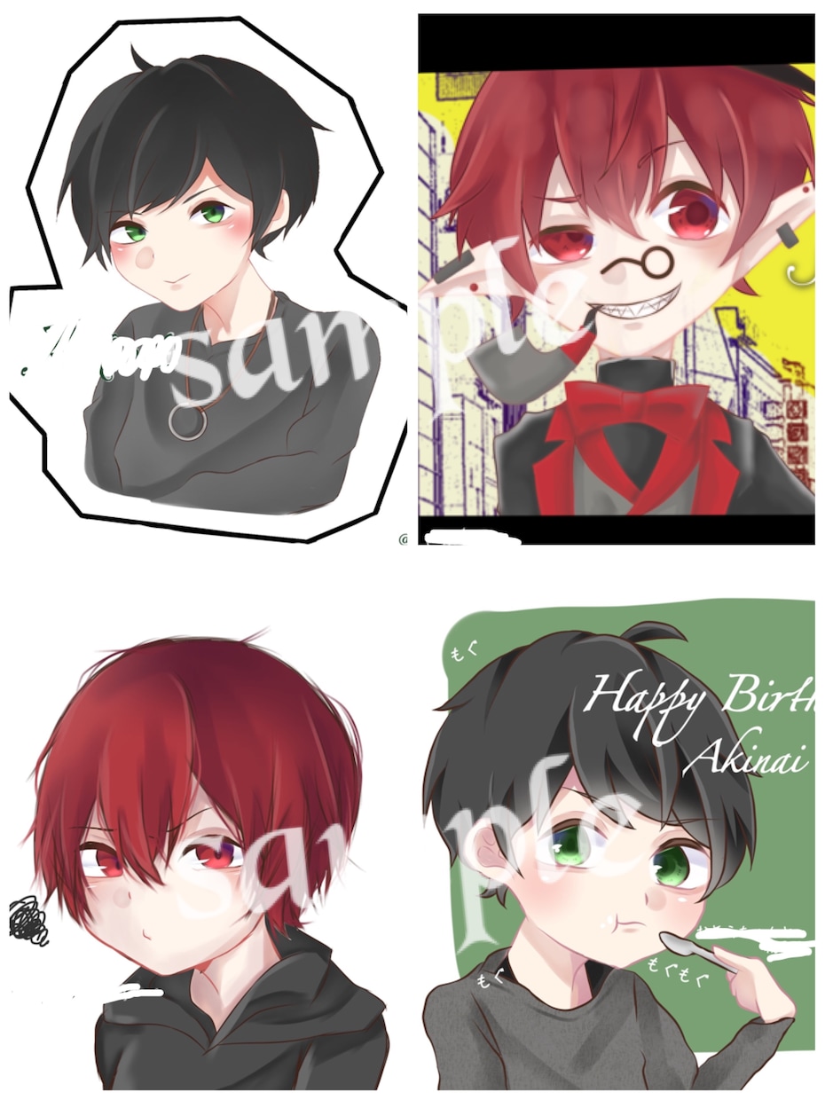 イラストお描きします 等身、デフォルメイラスト\✩/ イメージ2
