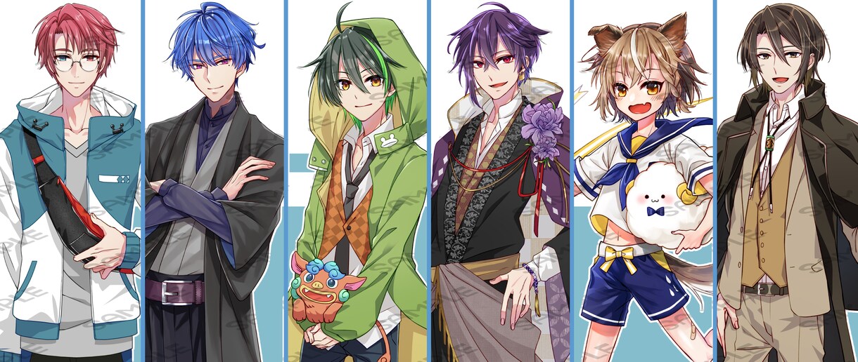 キャラクターの立ち絵イラスト制作いたします 配信用・TRPG・ゲーム等の立ち絵 お描きいたします。 イメージ5