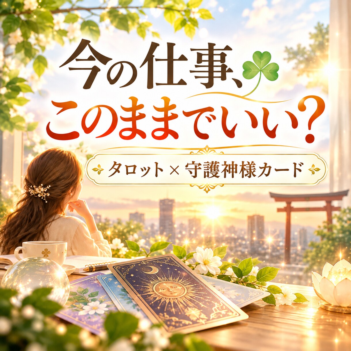 仕事の悩み…☯️今後の流れをタロットで占います 今の仕事を続ける？転職？守護神様カードからもメッセージを⛩️ イメージ1