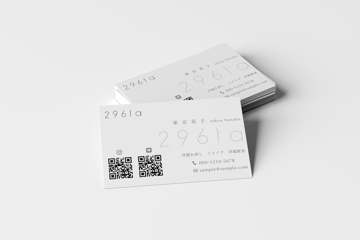 オリジナルの名刺・ショップカードをデザインします お客様に合った魅力的なカード類を修正無制限で制作します イメージ7