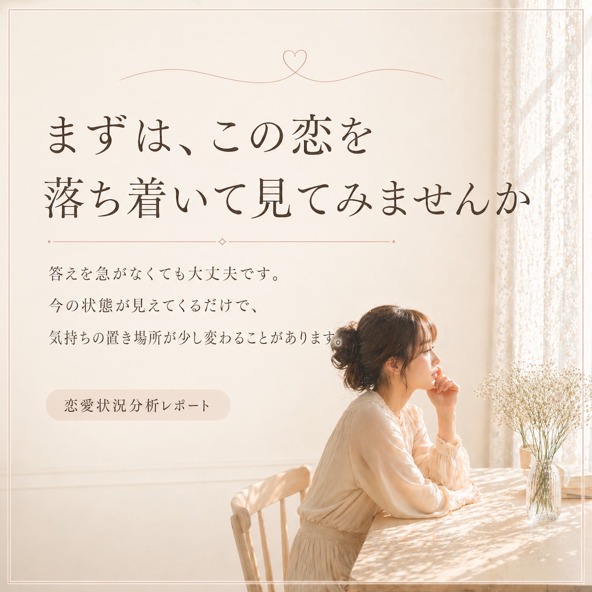 この恋の状態をやさしく整理します 恋の迷いを3つの視点で見える化 イメージ9