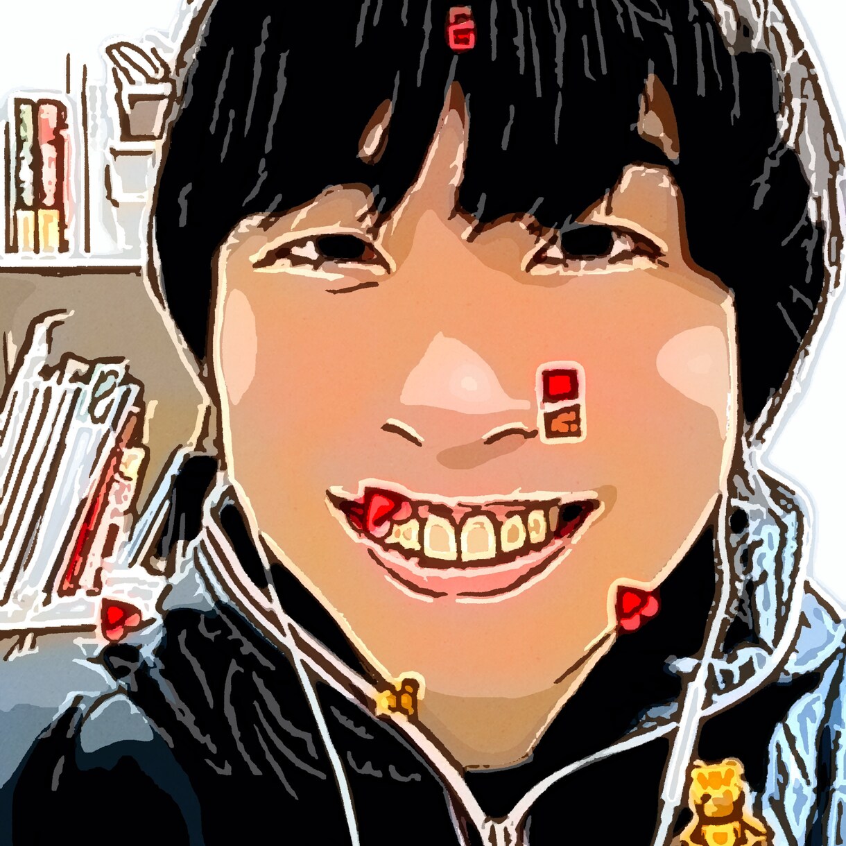 スマホで撮った写真をイラストにします スマホ写真をイラスト調にします。アイコンにどうぞ♪ イメージ6