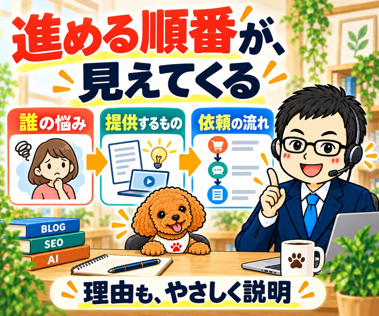 ココナラ出品・売れない悩みを電話で相談できます タイトル・説明文・画像・価格を購入者目線で一緒に整理 イメージ3