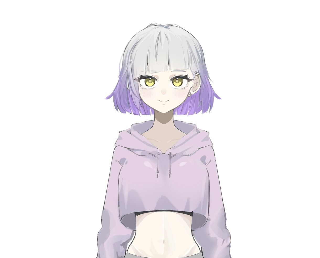キャラクターデザインの立ち絵を描きます アイコンや自分専用のキャラクターが欲しい人にオススメです。 イメージ3