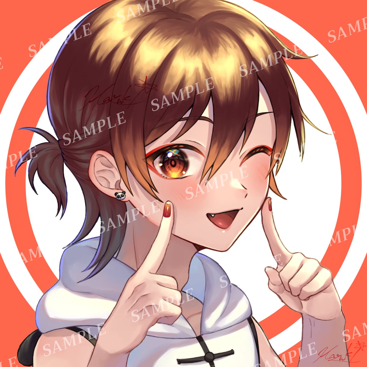 可愛らしいオリジナルアイコンを製作いたします 色ラフまでなら修正無制限！お気軽にご相談くださいꕤ*.ﾟ イメージ2