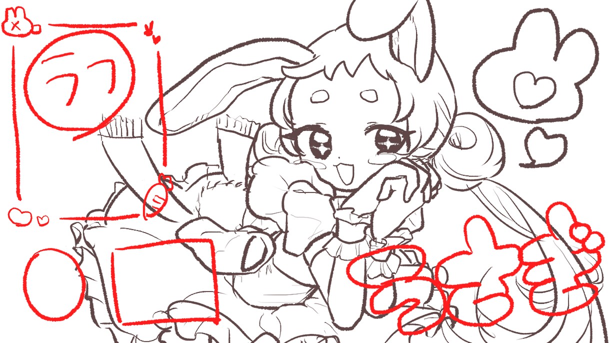 配信画面などのイラスト描きます 背景なしかんたんバージョンです イメージ3