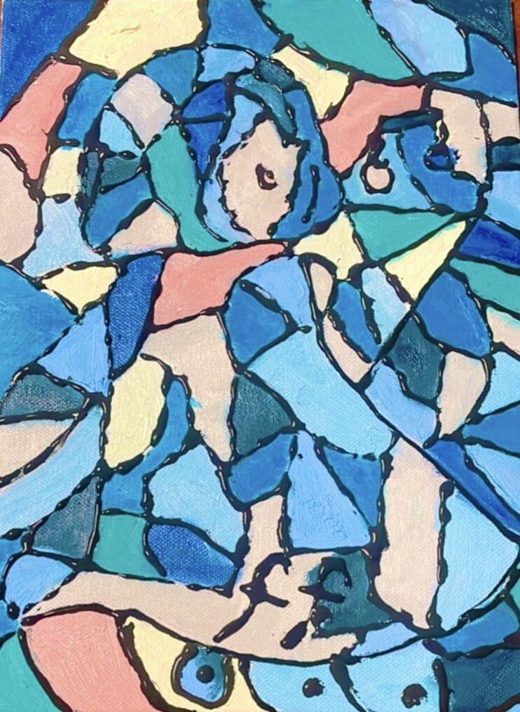 キャンバスに描いた原画売ります 私にしか作れないアートをお届けします イメージ1