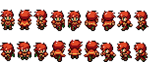 自作RPGのドット絵を作成します RPGキャラクター、戦闘背景、敵キャラクターなどのドット絵 イメージ1