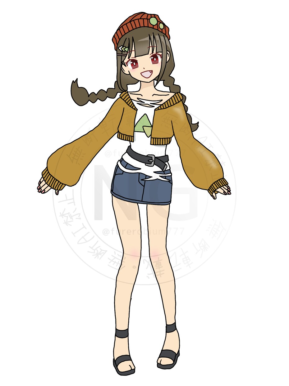 IRIAMなど立ち絵イラスト描きます IRIAMやtrpgで使用できる立ち絵を描きます イメージ1