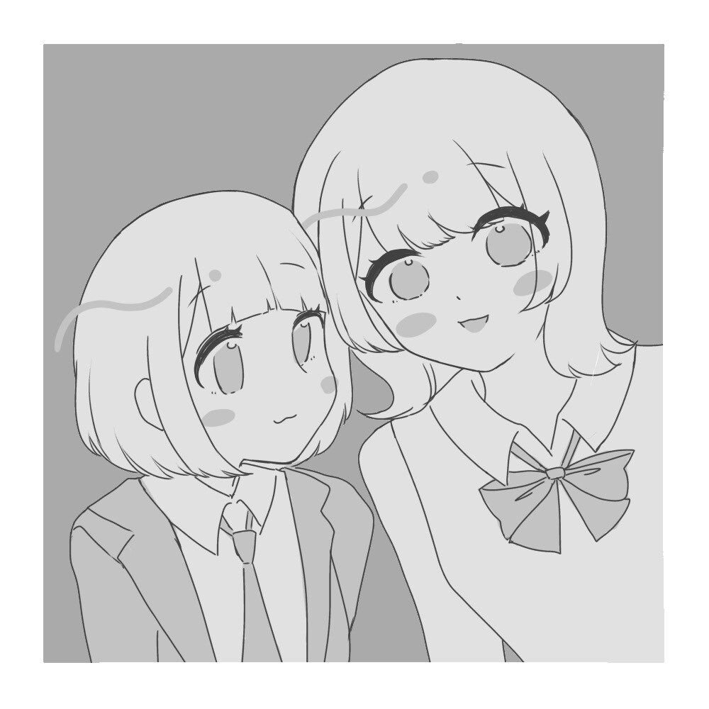 ラフなイラスト描きます 線とベタ塗りだけのシンプルなイラストを描きます イメージ2