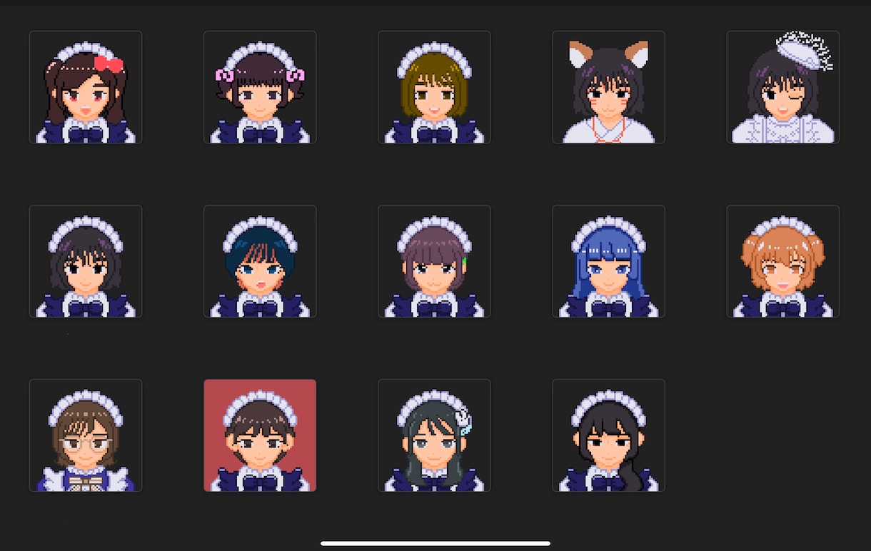 限定2名様！SNSアイコン作成いたします 1000円で2枚！ミニキャラ・ドット絵の可愛らしいアイコン！ イメージ2
