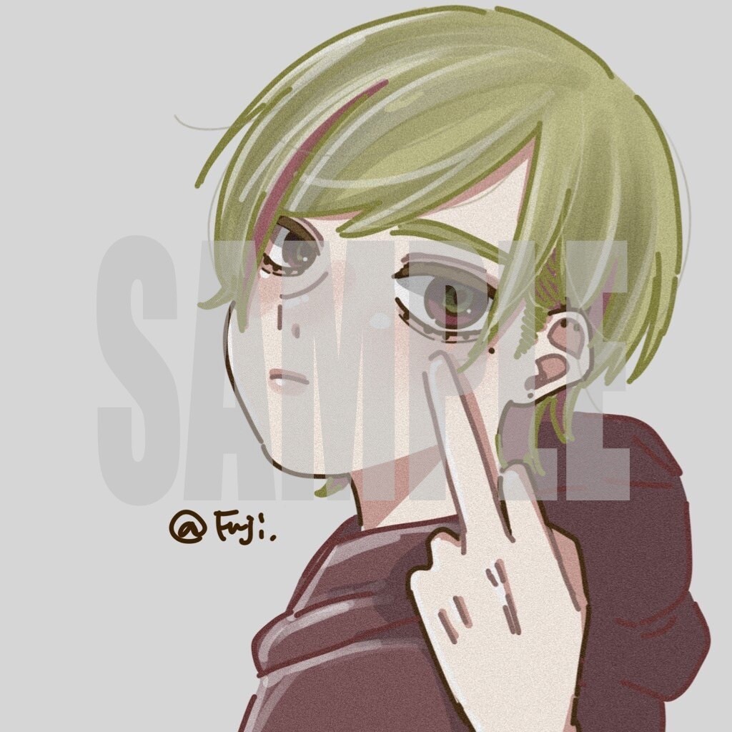 SNSアイコン描きます SNS用のアイコンをゆるくデフォルメ風に描きます！ イメージ2