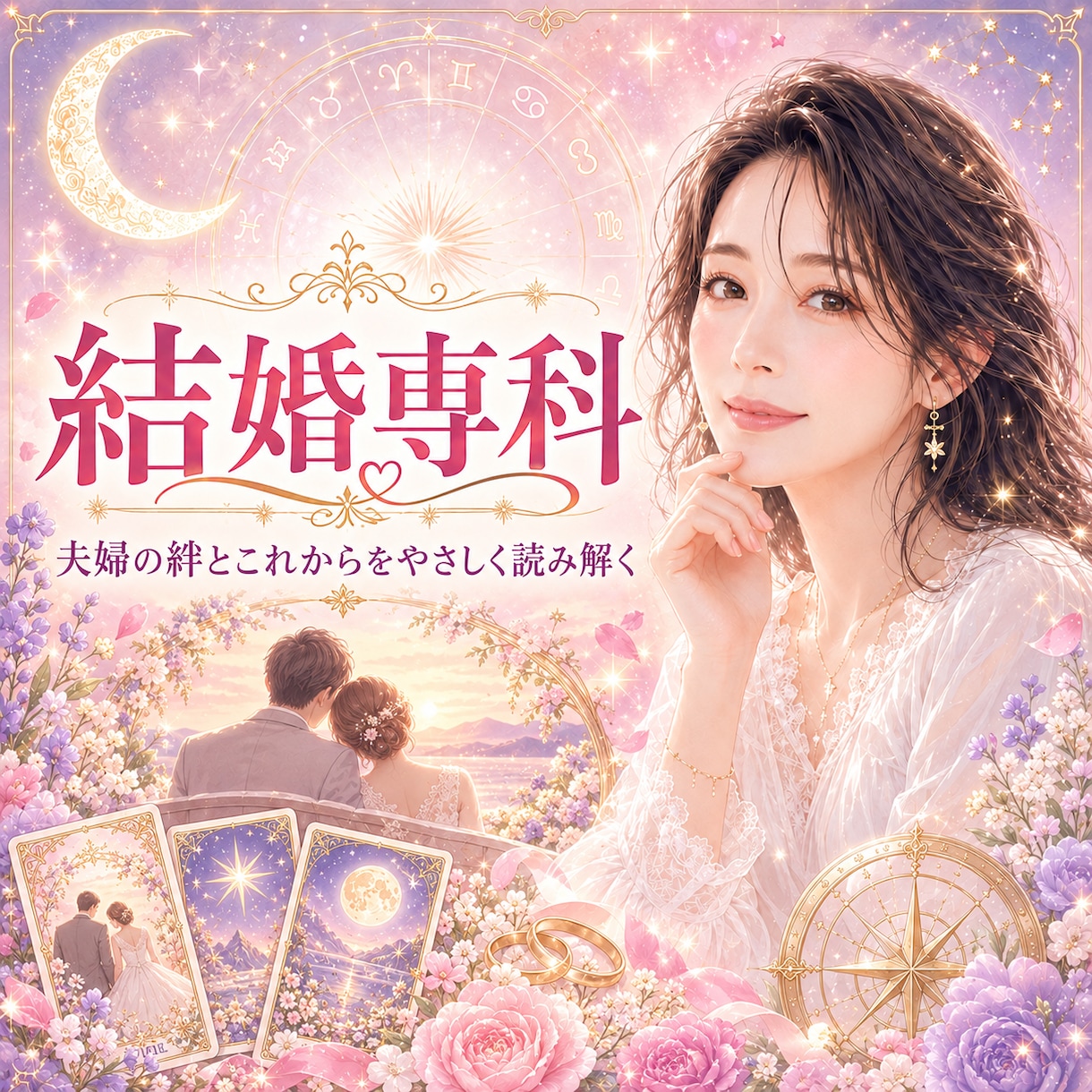 夫婦の絆とこれからの未来を霊視占星術で鑑定します 夫の本音・すれ違いの原因・修復の可能性を丁寧に読み解きます イメージ1