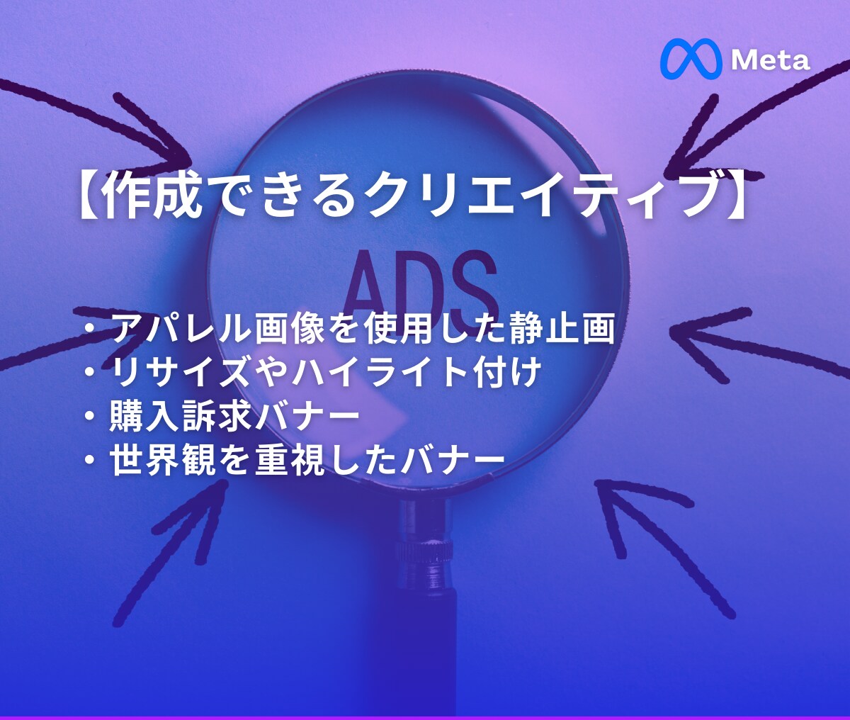 Meta広告インスタ広告の初期調整/改善いたします Meta/インスタ広告の改善・クリエイティブ差替を行います イメージ4