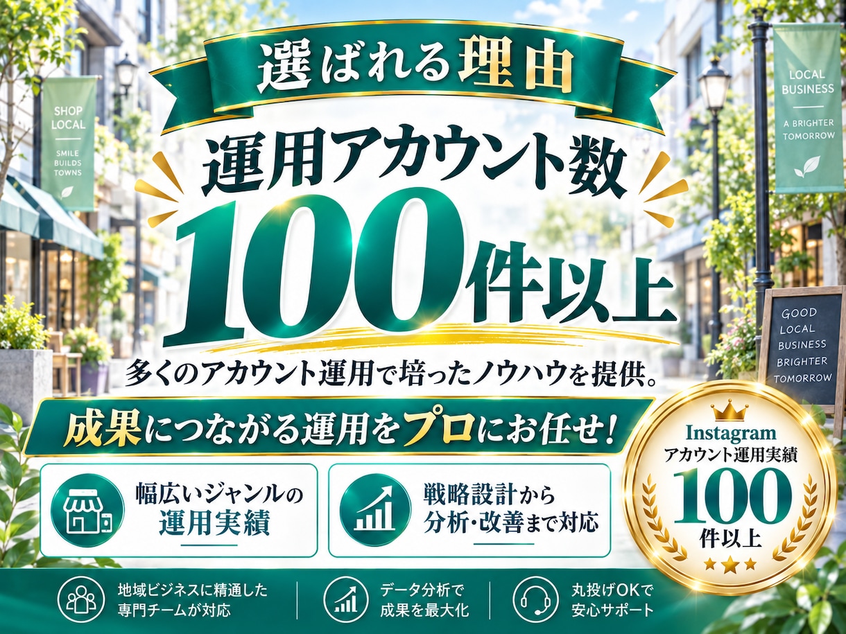 地域で選ばれるInstagram運用をいたします 「地域集客・来店」に強いInstagram運用 イメージ4