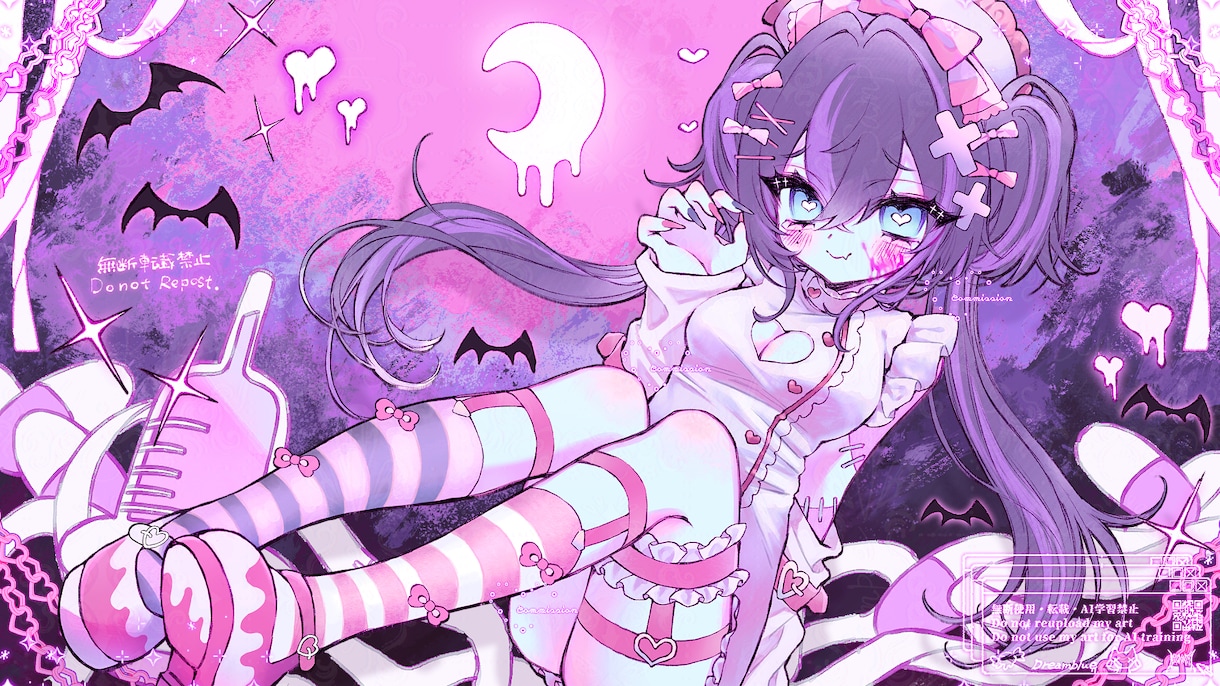 オーダーメイドでイラストお描きします 活動用イラストや動画サムネイルなど何でもご相談ください！ イメージ6