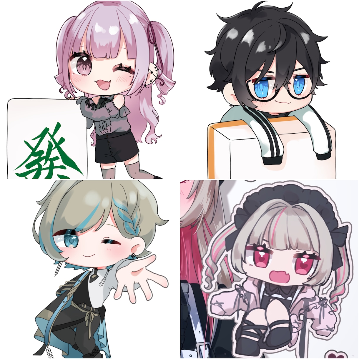 つやつやきゅるるん！かわいいデフォルメ描きます SNSのアイコンなどに！かわいいデフォルメイラストです♡ イメージ2