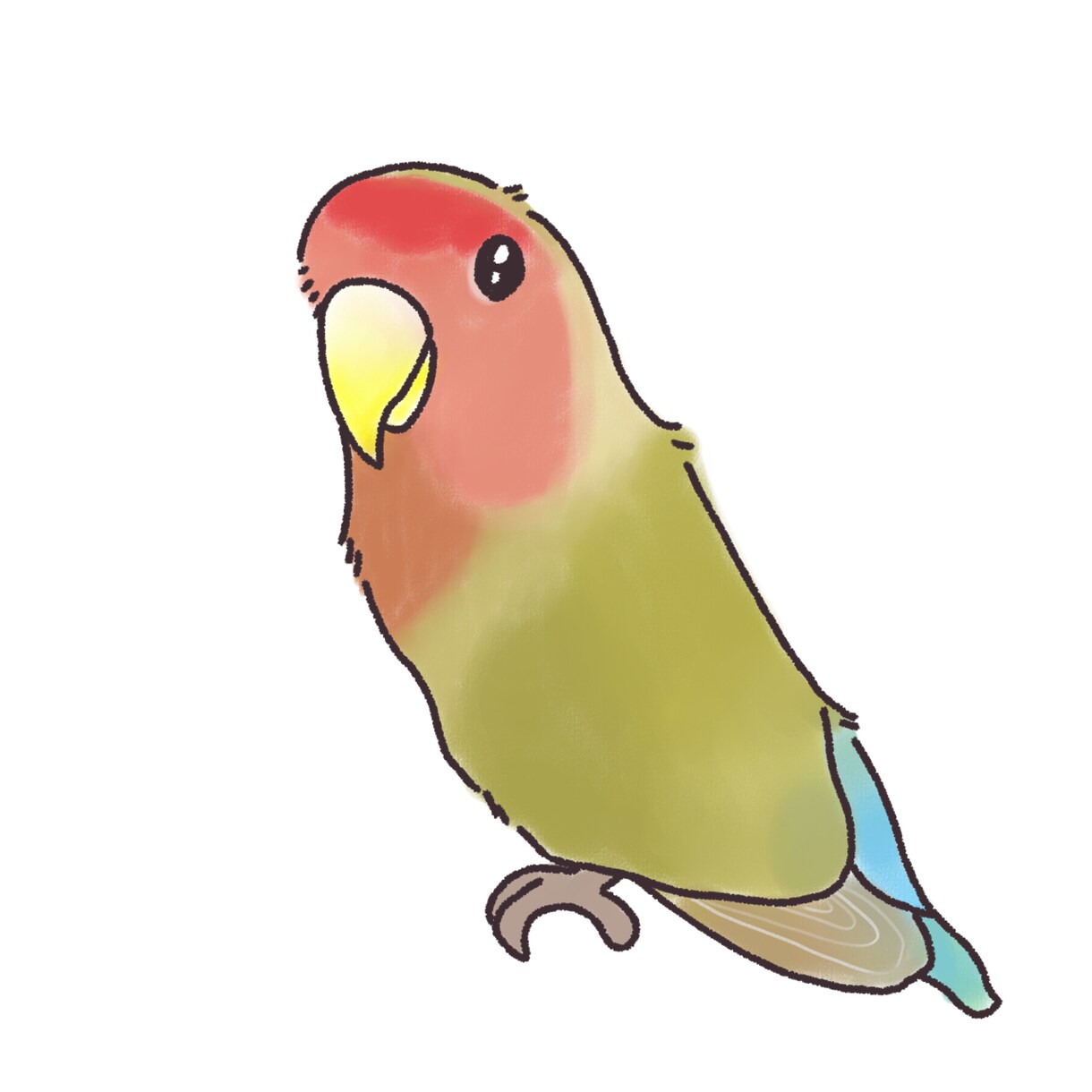 ゆるかわほっこりかわいいペットのイラスト描きます バラバラの写真からぎゅっと集まった1枚のイラストに。 イメージ10