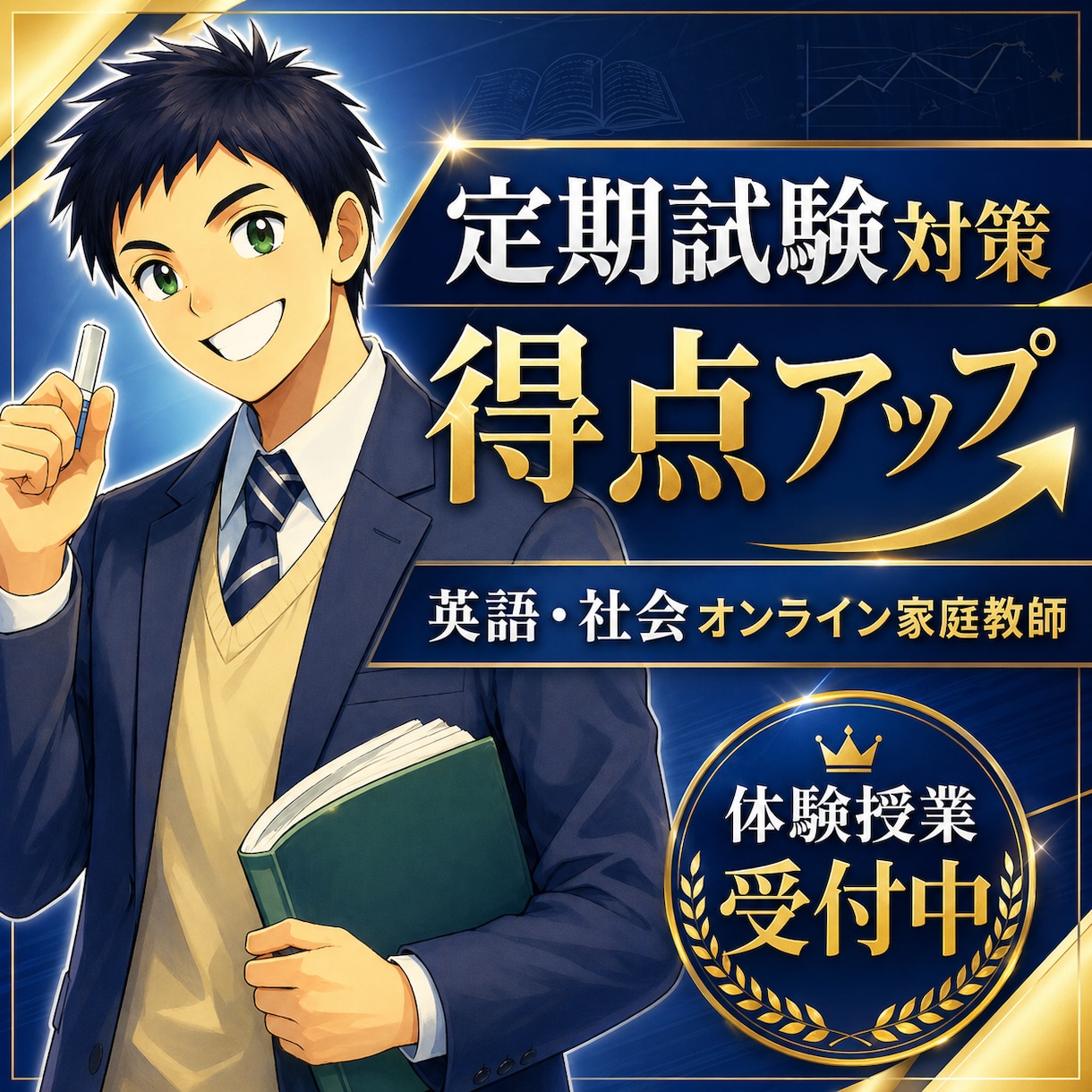 追加コマ限定・小中学生のオンライン家庭教師をします コマ数を追加する場合のみご利用ください。 イメージ3